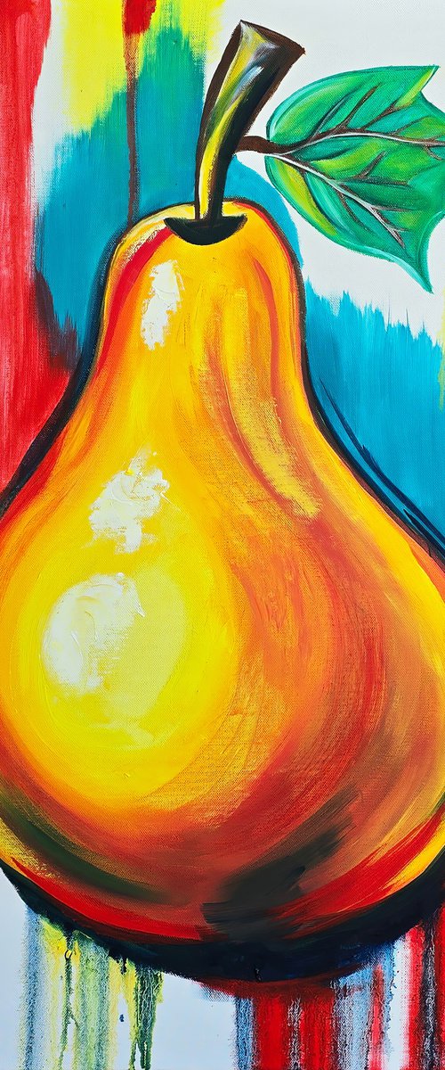 Golden Pop Pear by Tetiana Surshko