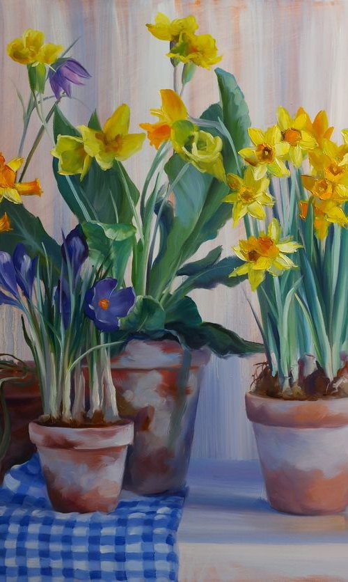 "It's time to plant flowers" by Lena Vylusk