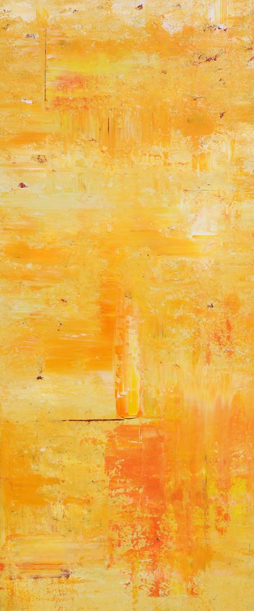 Orange Yellow Abstract Concept by Robert Lynn