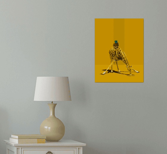 Giraffe Riding - Yellow