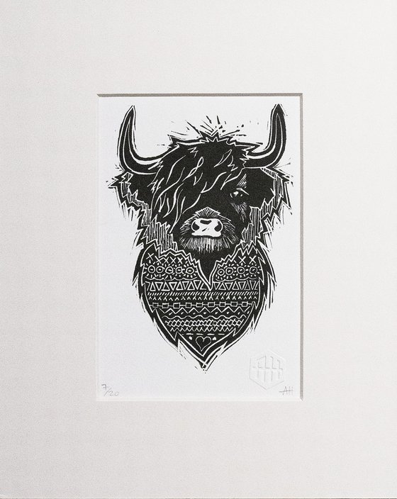 'Cow' in 10"x8" mount