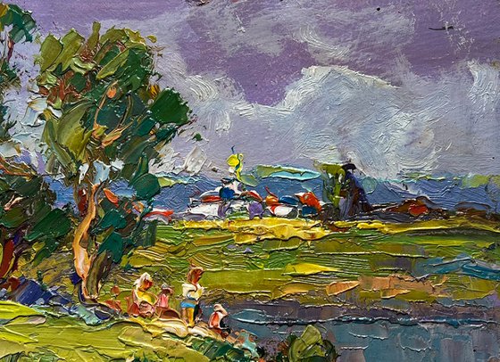 On summer vacation