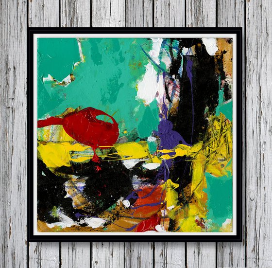 Time To Dance 4 - Abstract painting by Kathy Morton Stanion
