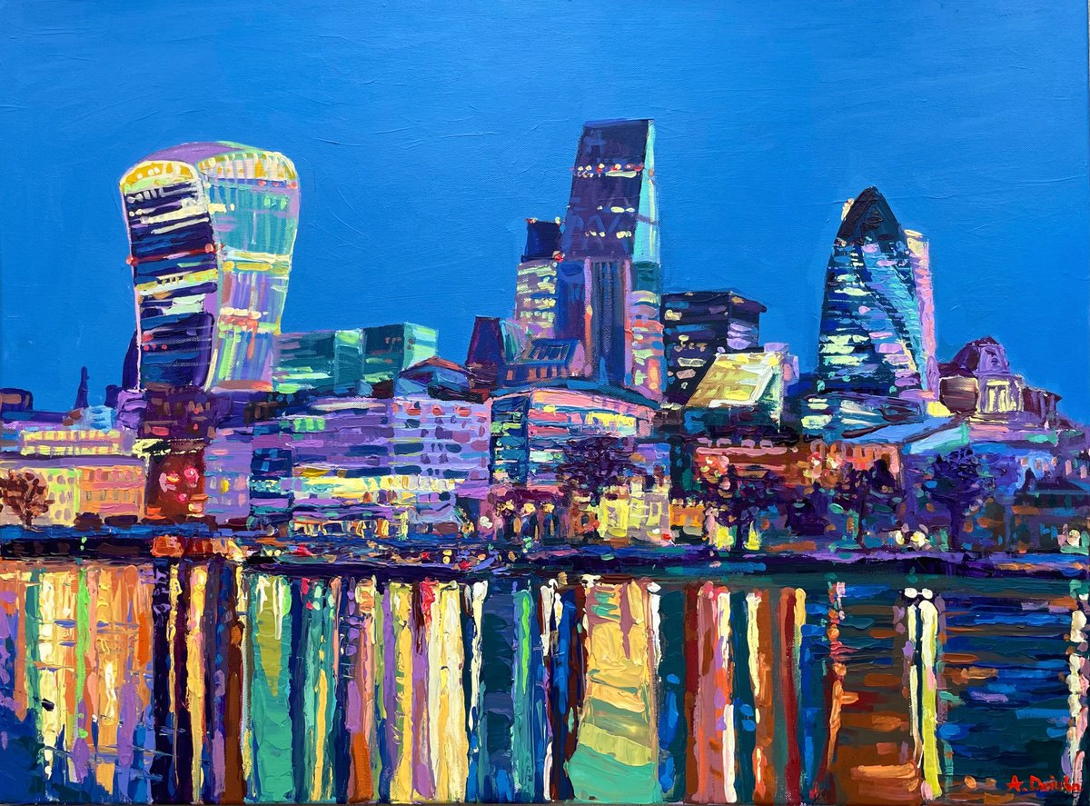 City of London Skyline by Adriana Dziuba