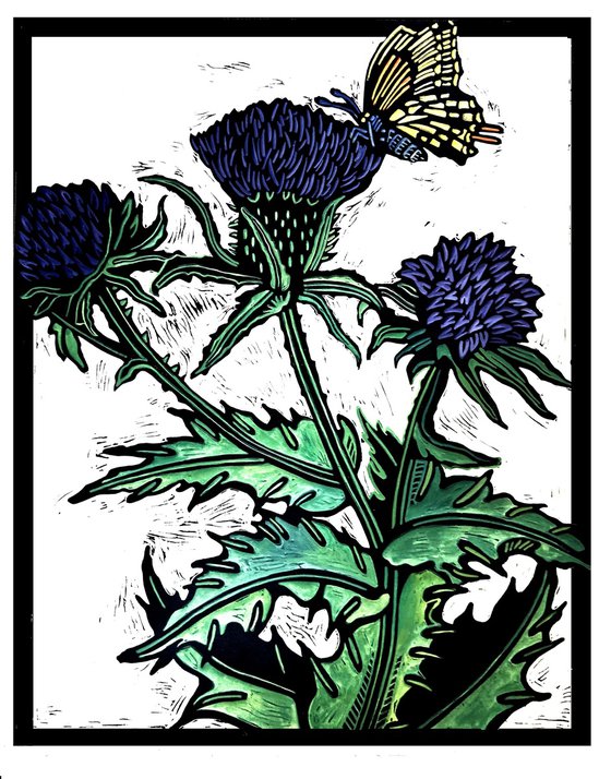 Thistle and Butterfly
