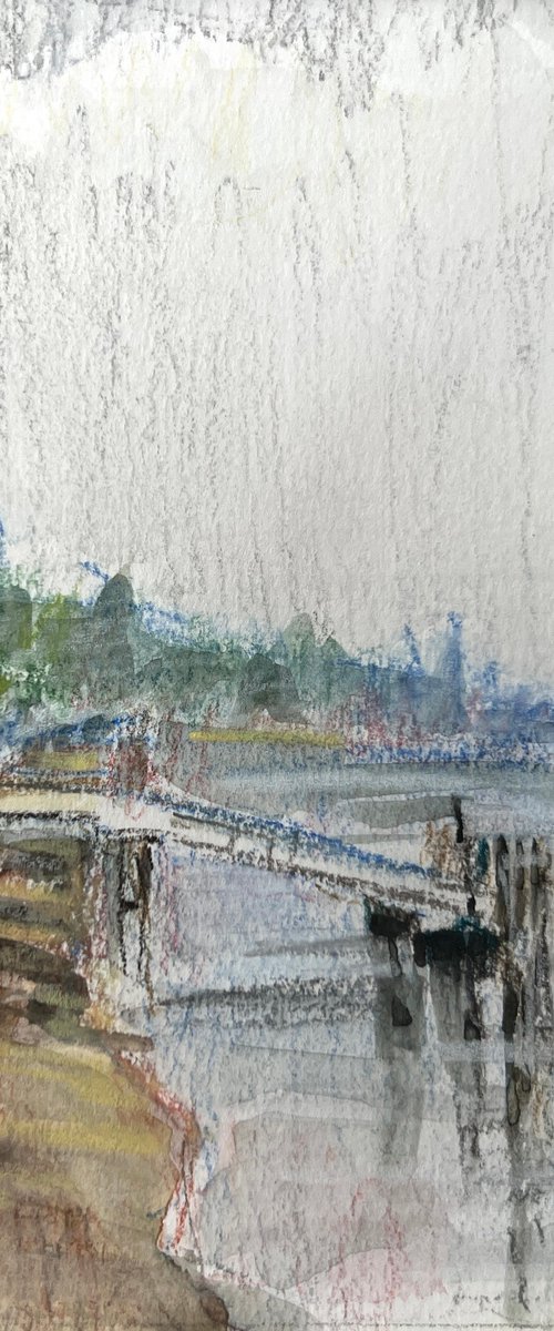 Putney Pier by Louise Gillard