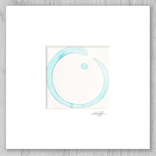 Enso 18 - Abstract Zen Circle Painting by Kathy Morton Stanion by Kathy Morton Stanion