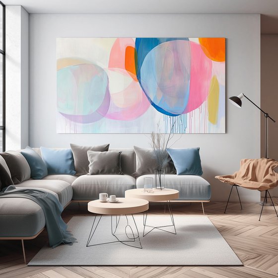 Large Pastel Shapes