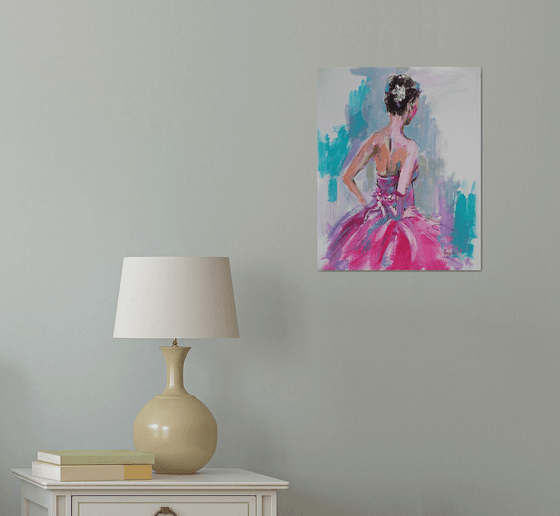 Ballerina Study Series - Acrylic Painting on Paper