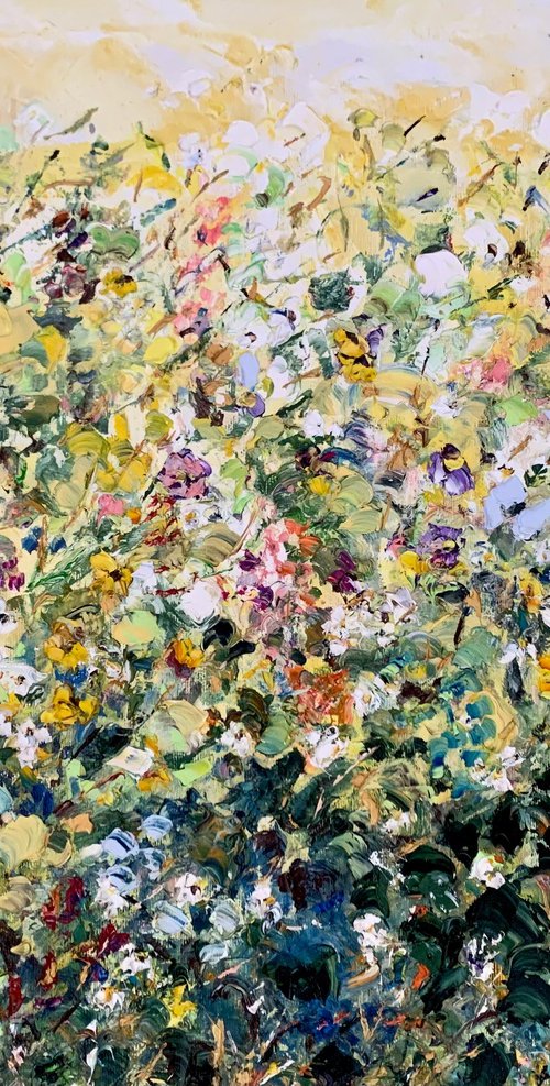 Meadow in summer by Vilma Gataveckienė