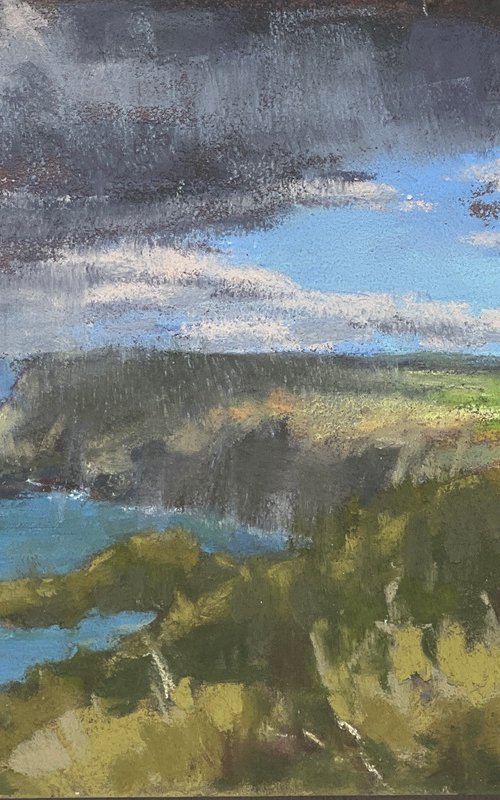 View from Bossiney, Cornwall by Louise Gillard