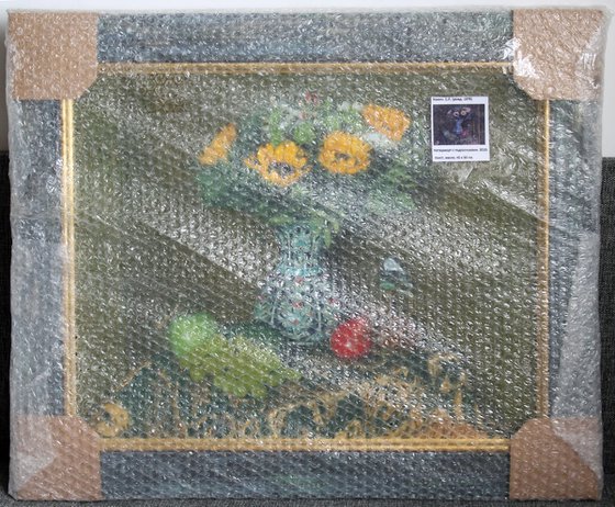 Still life with sunflowers