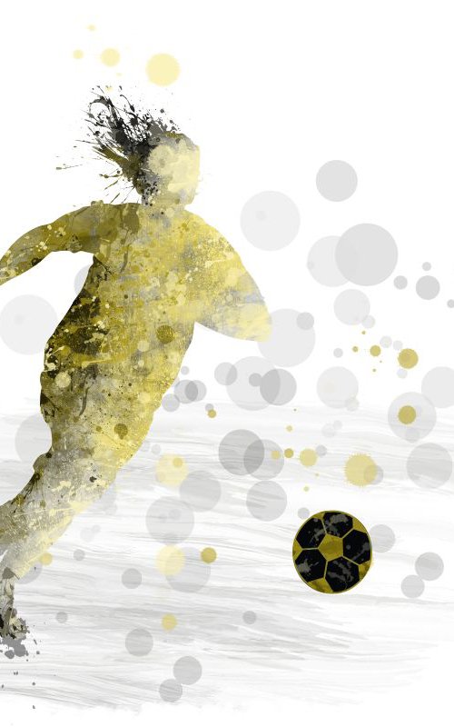 Soccer Player 9 by Marlene Watson
