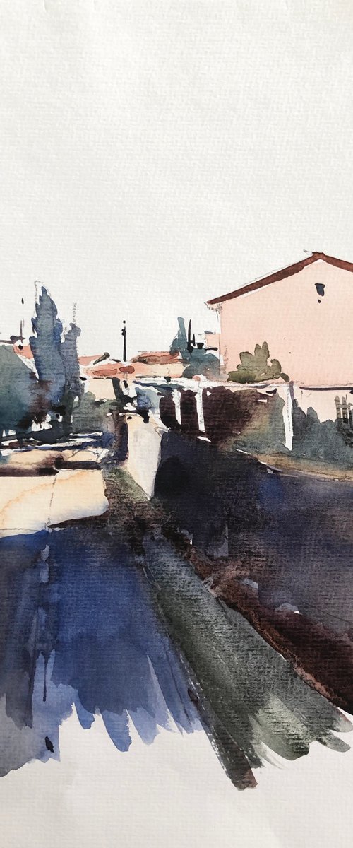 Watercolor 59 by Olga Beloborodova