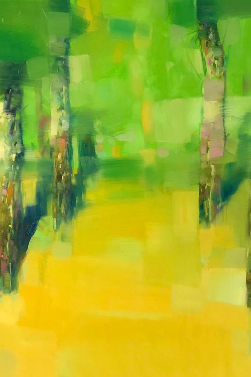 Vibrant Summer, Original oil painting, Handmade artwork, One of a kind by Vahe Yeremyan