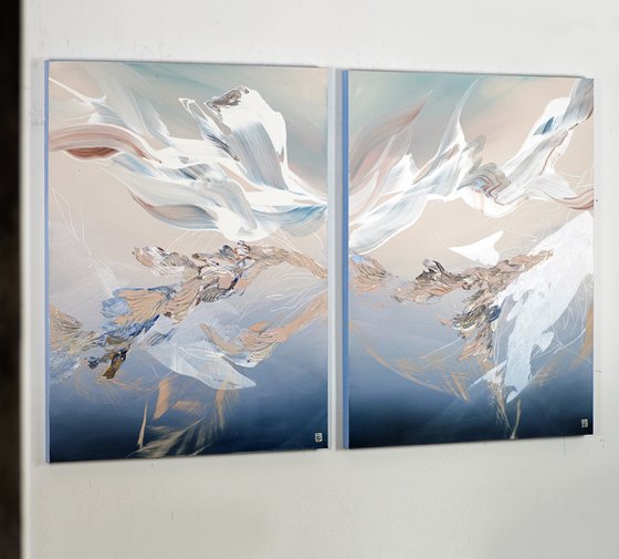 Gift From Above Diptych