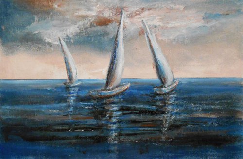 Sailboats by Kristina Valić