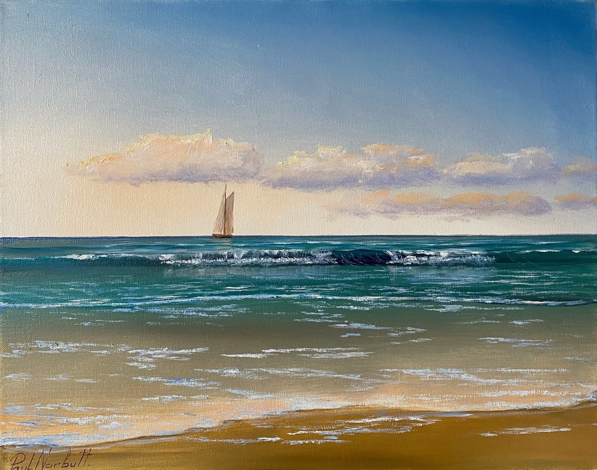 Photorealistic Oil Painting , Raise Your Sails! By Paul Narbutt, 20 X 16, Artwork For Sale On Artfinder