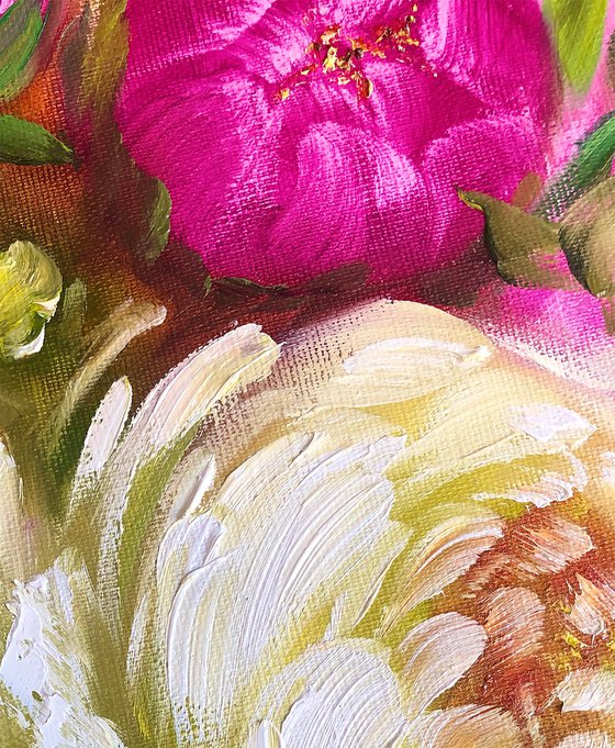CURTAINS PEONIES - amaranth flowers. Magnificent. Petals. Fuchsia. Softness.  Pions. Pink. Floral. White peonies. Garden