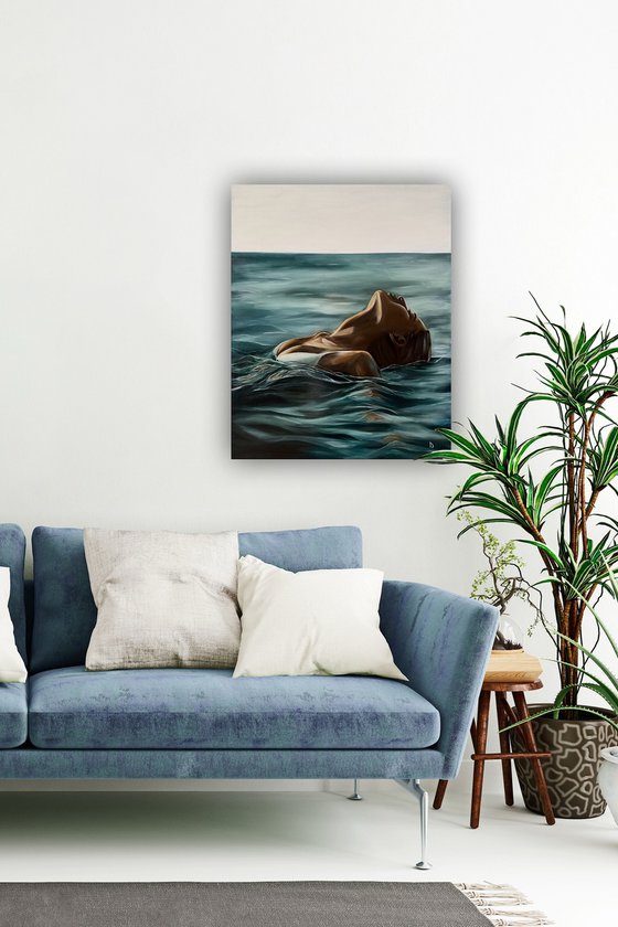 Girl in the water