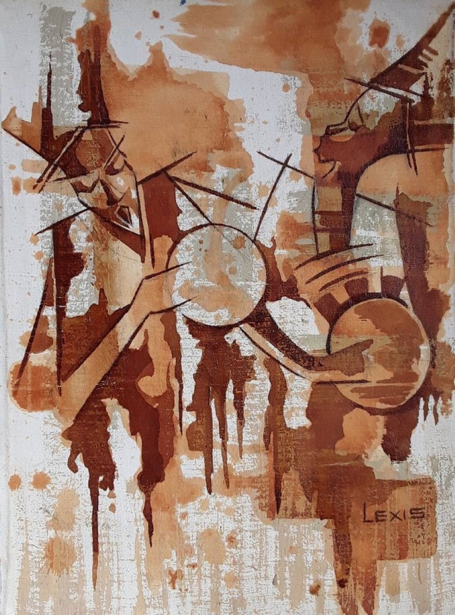 Expressive Painting , Music And Druming Art By Alex Mensah, 10 X 14, Artwork For Sale On Artfinder