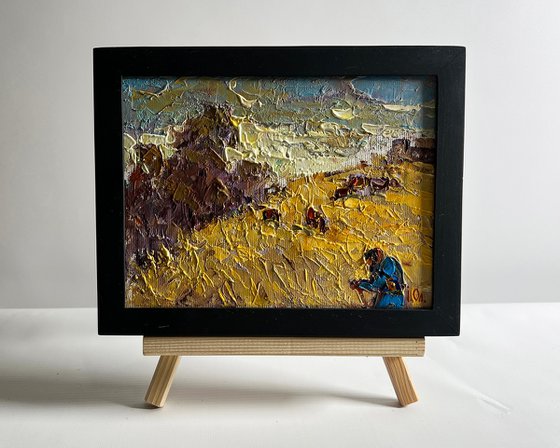 Autumn golden fields