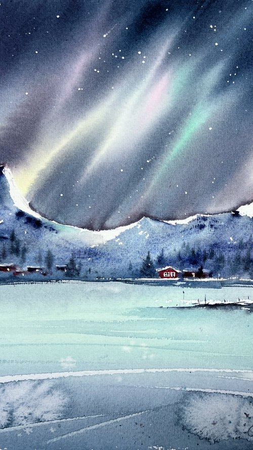 Northern lights #48 by Eugenia Gorbacheva