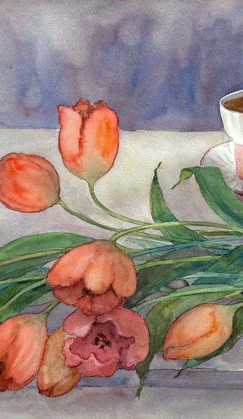 Tulip Mood by Anna Novick
