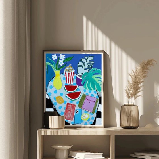 Moments of Summer on a Quiet Table