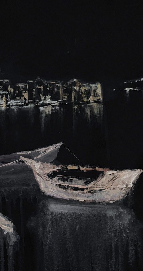 Across the Dark Water by Svitlana Zezekalo