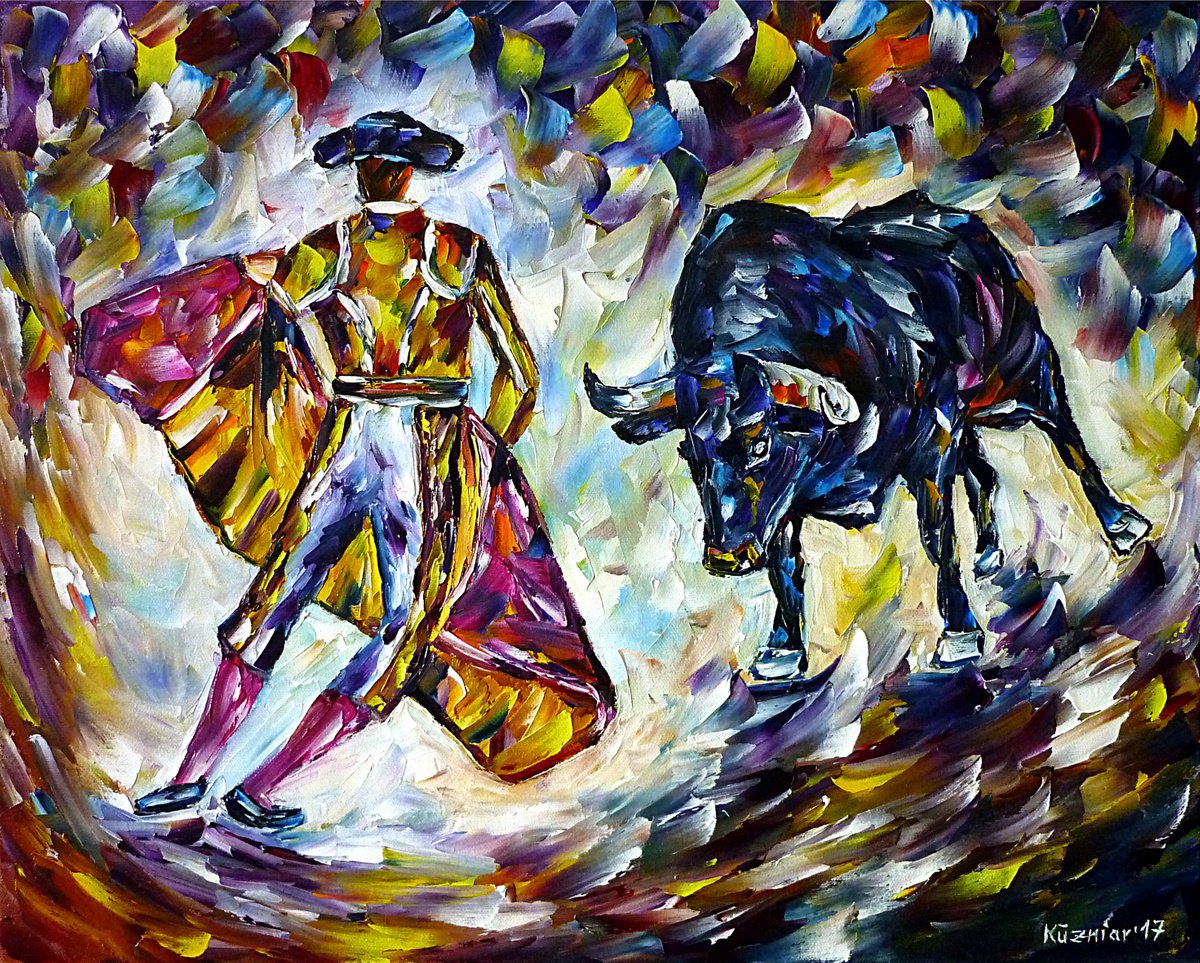 Bullfight by Mirek Kuzniar