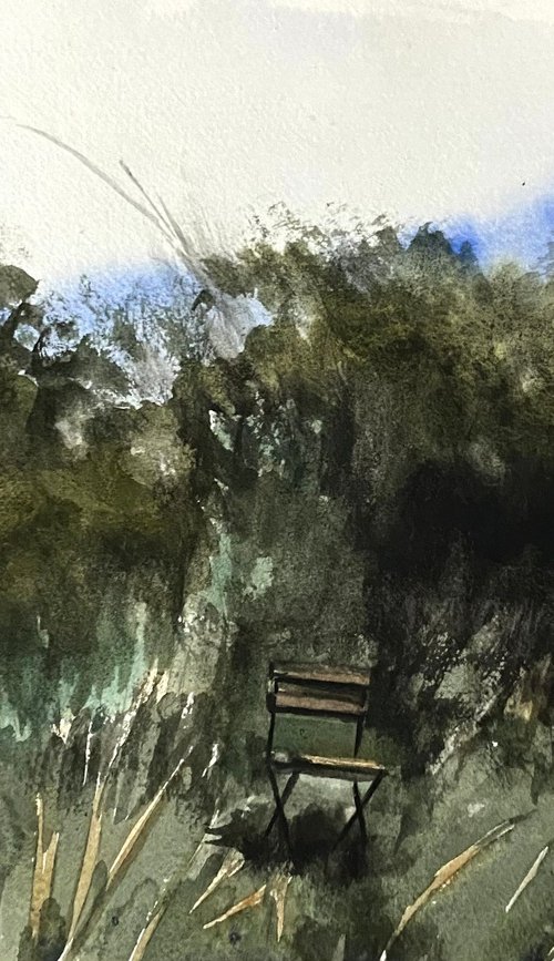 Lonely Chair by Mazen Ghurbal