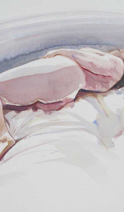 reclining female nude by Rory O’Neill