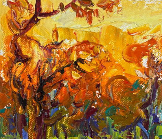 Steps through autumn