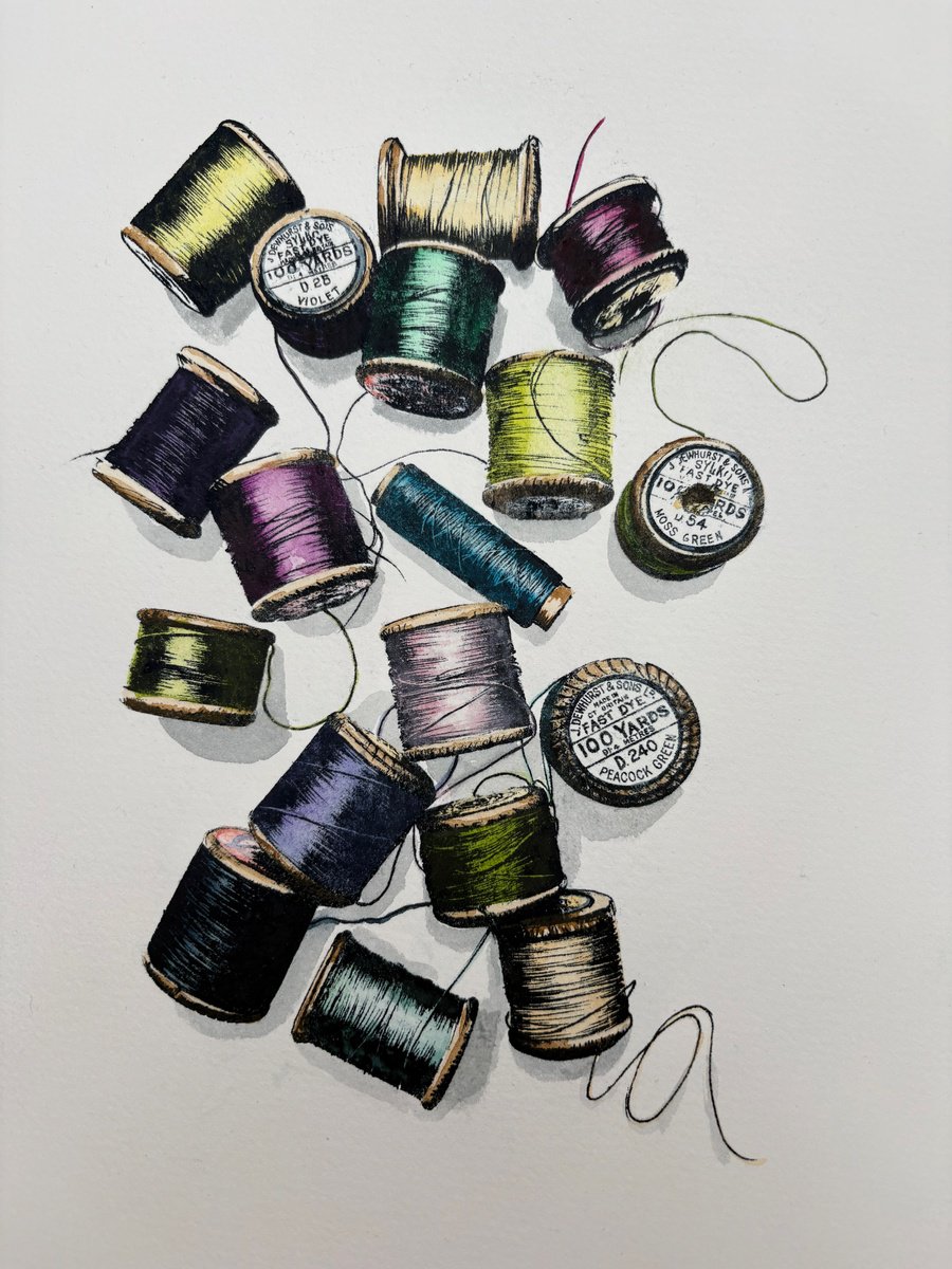 Limited Edition Print , Sew Your Heart Ii By Diane Mclellan, 11 X 15, Artwork For Sale On Artfinder