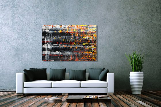 Burning Memories (120 x 80cm) XXL (48 x 32 inches)