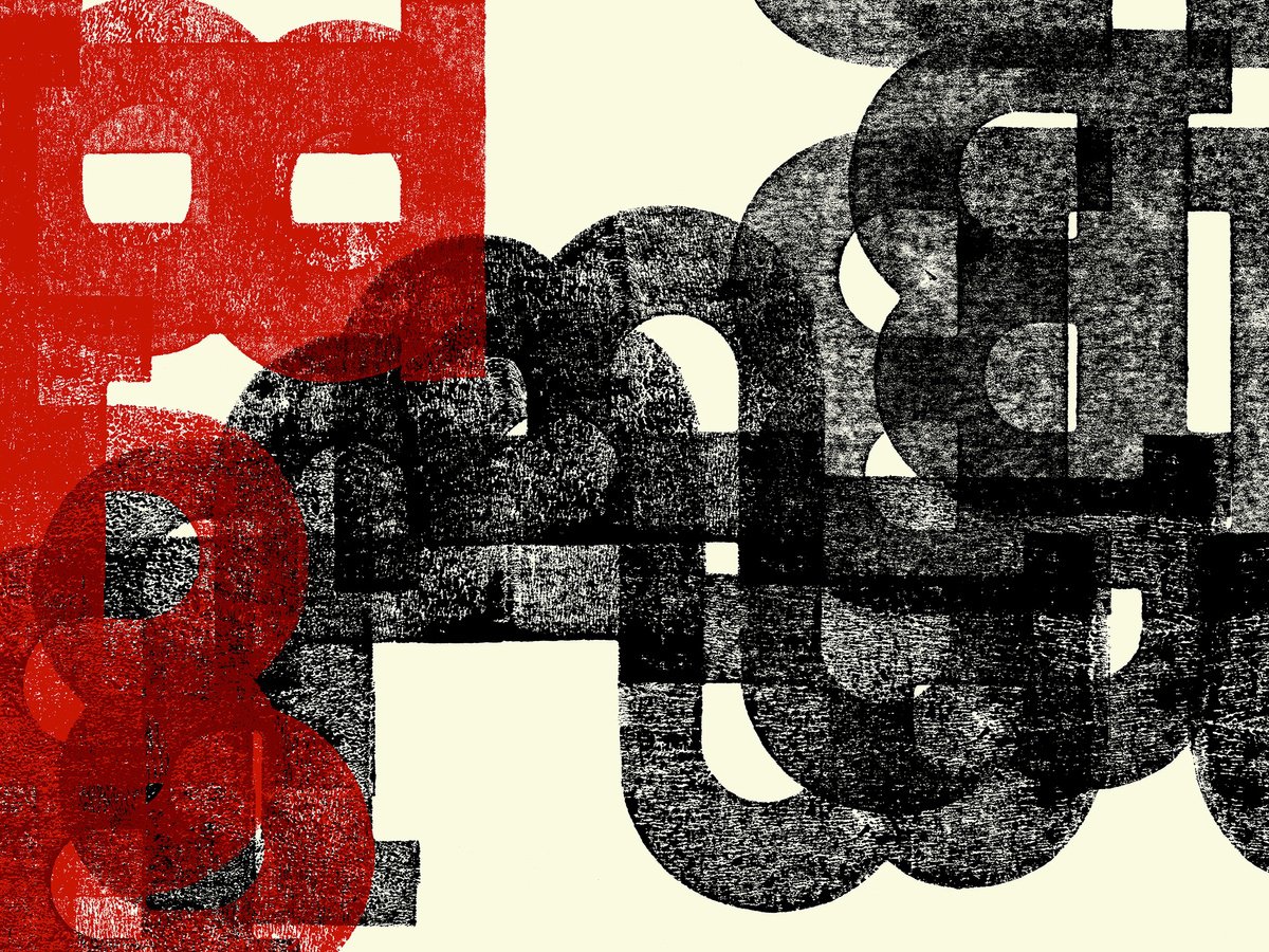 Typographic Giclee Print , Multi 2. By Petr Strnad, 21 X 16, Artwork For Sale On Artfinder