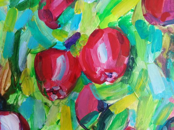 Apple tree-80x60cm.