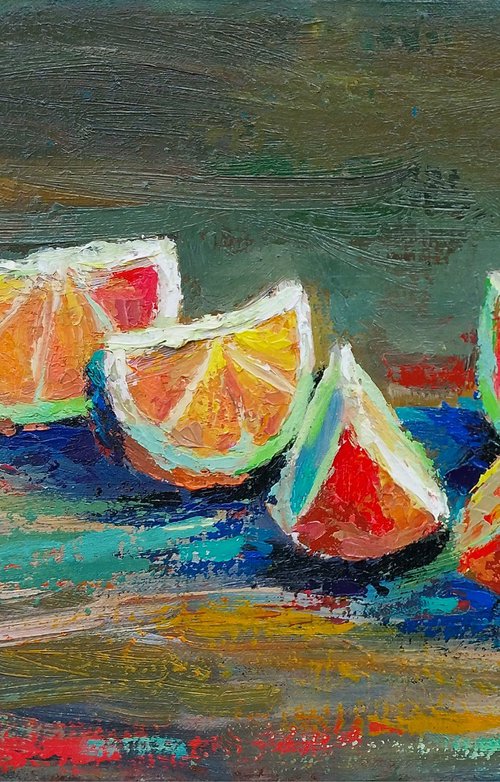 Fresh Cut Oranges by Kamsar Ohanyan