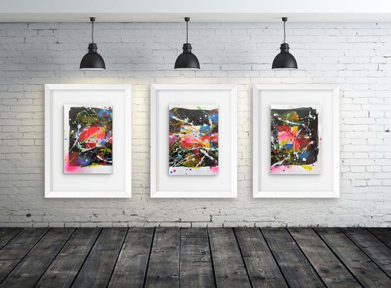 Paper Artmotion 30x40 02 - Triptych