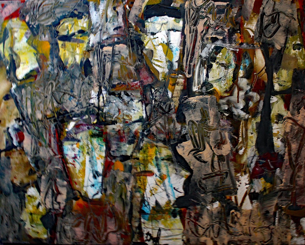 Mozaique, La Foule Dans La Rue By Jacques Donneaud, 36 X 29, Artwork For Sale On Artfinder