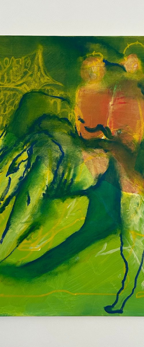 Run, 2025 100x80 cm by Liza Demukh