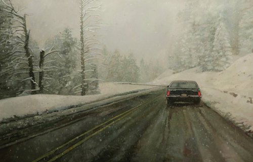 " Tempête de neige " by Benoit Montet