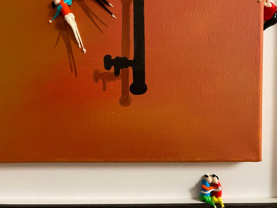 Action.3D Freedom People Key. Eka Peradze Art.
