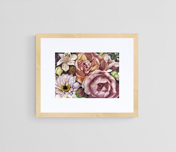 Spring promise watercolor floral