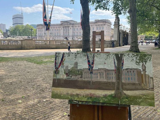 Buckingham Palace from Green Park