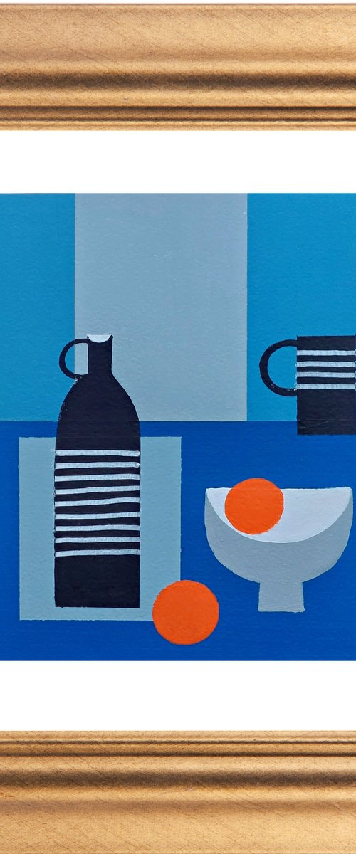 A Blue Still Life III by Jan Rippingham