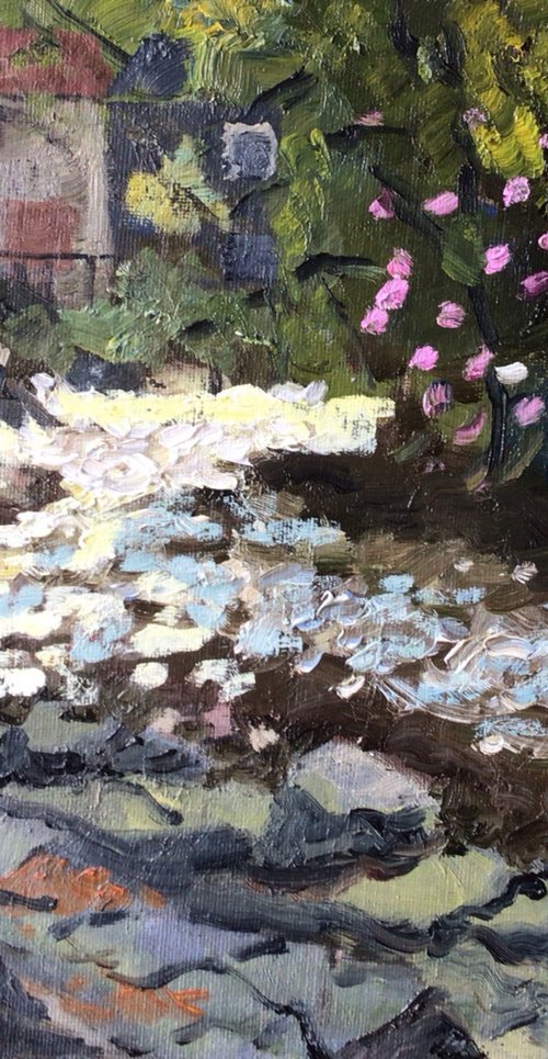 River at Betwys y Coed, Snowdonia by Julian Lovegrove Art