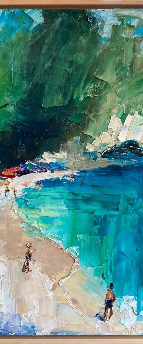 Emerald Beach – Bali Seascape by Mily Art