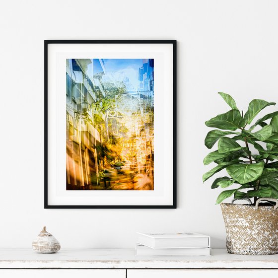 Spanish Streets 22. Abstract Multiple Exposure photography of Traditional Spanish Streets. Limited Edition Print #1/10